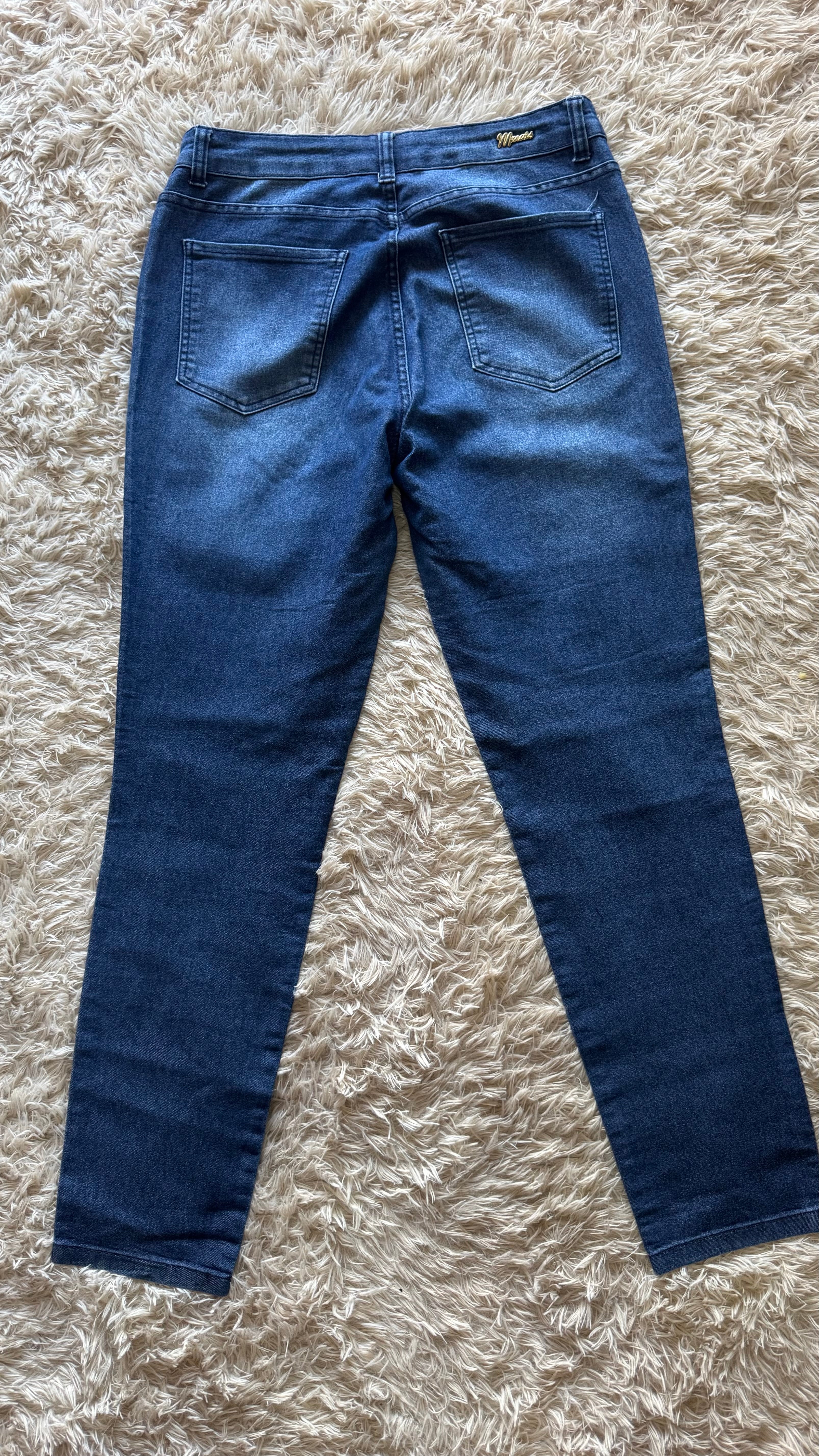 Calça Jeans Azul Médio com Lycra