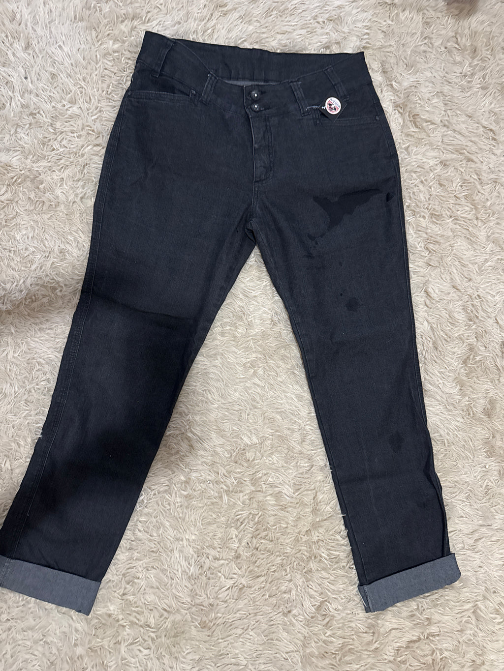 Calça Jeans Preta Bivik Plus Size