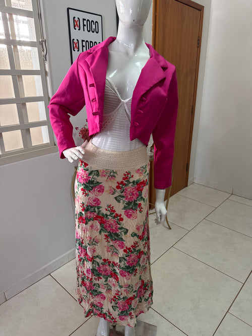 Blazer Curto Pink Magenta
