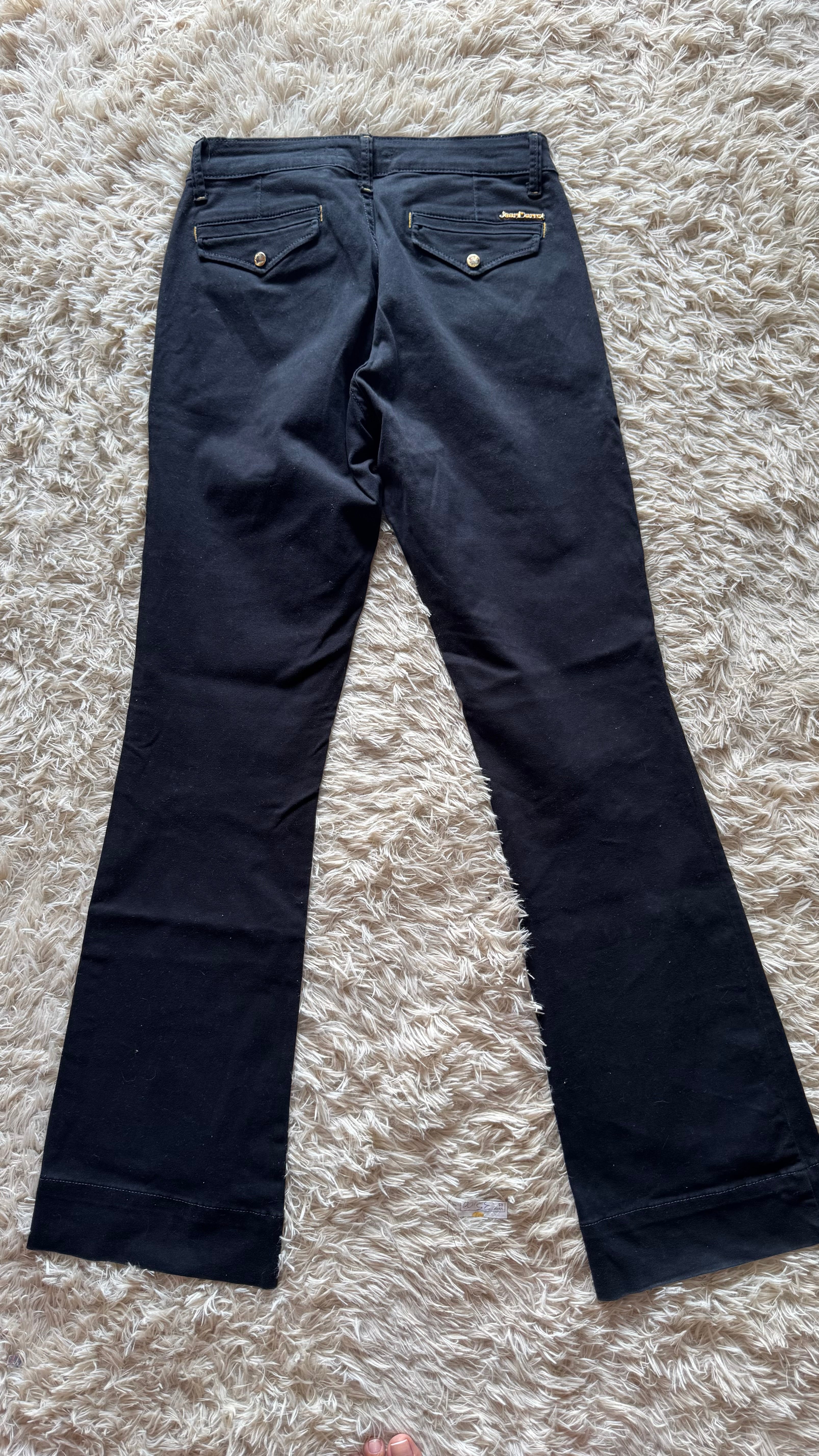 Calça Flare Jean Darrot Preta