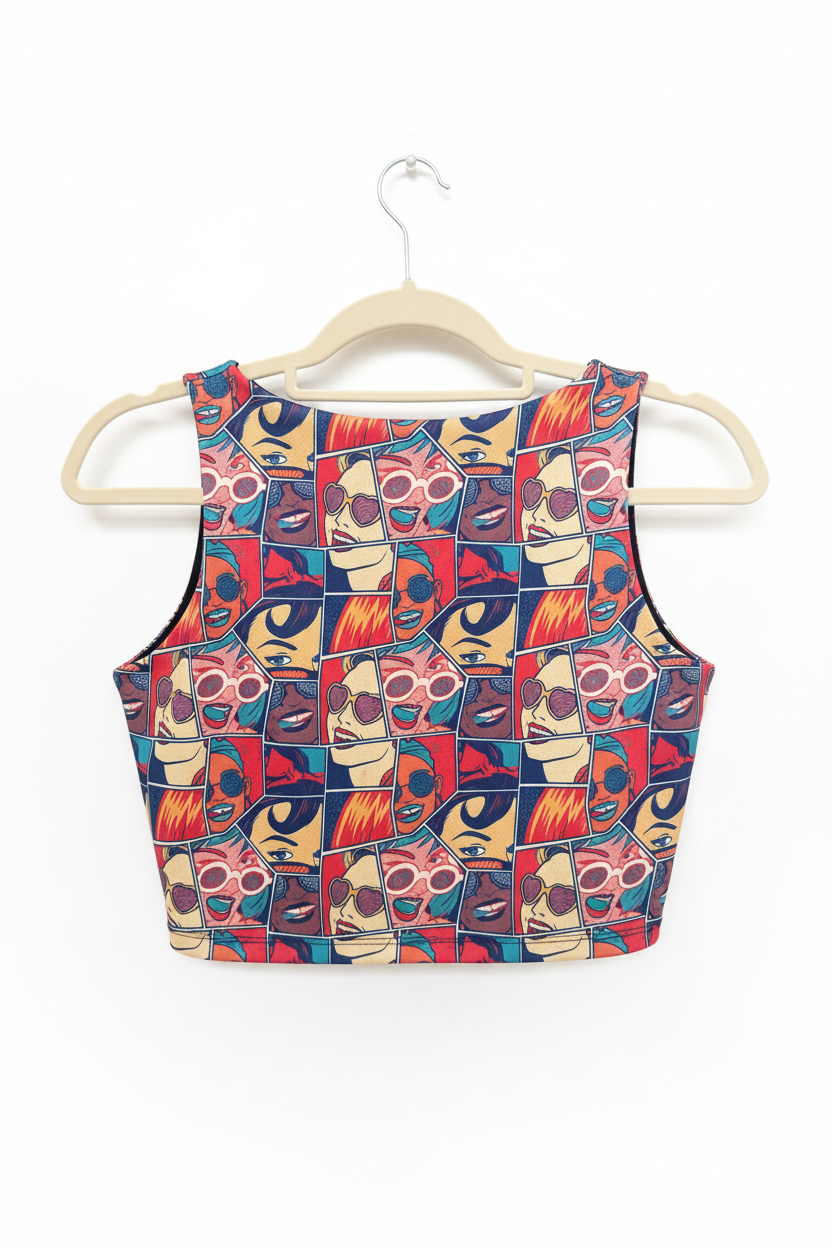 Blusa Retrô Pop Art