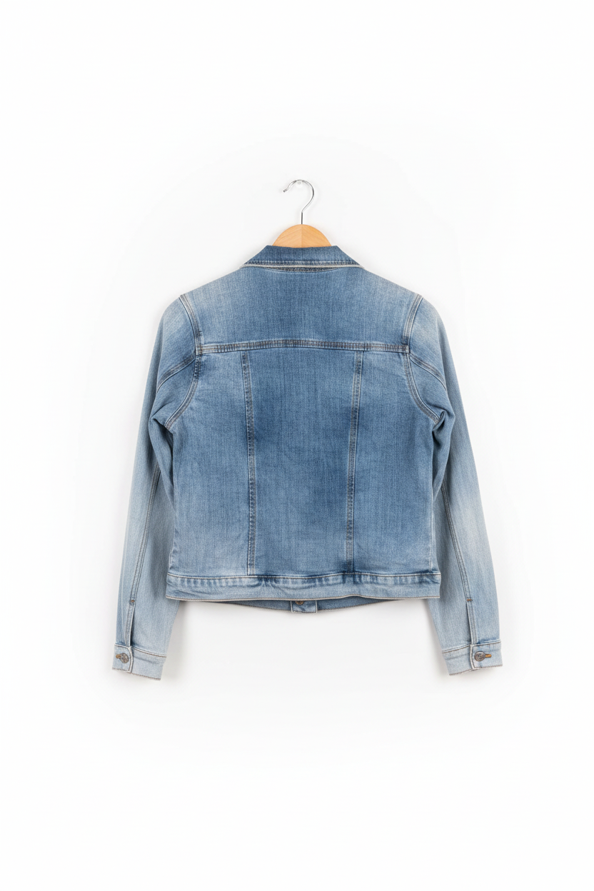 Jaqueta Jeans Bicolor OXY
