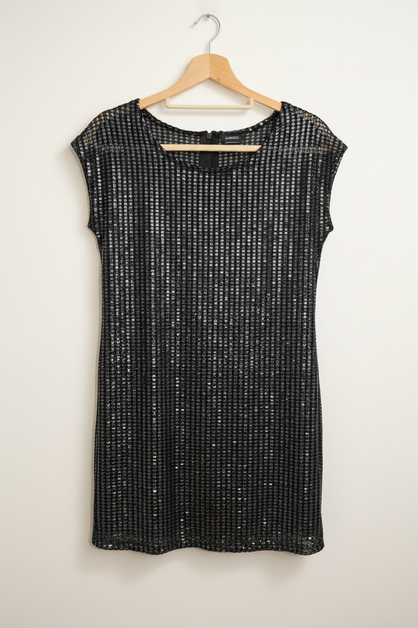 Vestido Sobreposto Holográfico