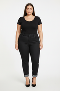 Calça Jeans Preta Bivik Plus Size