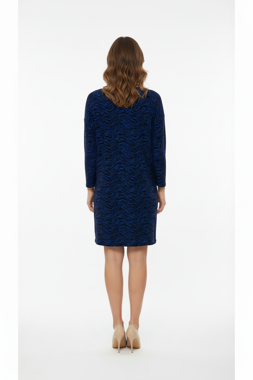 Vestido Azul Royal Pedrarias - Talita Kume