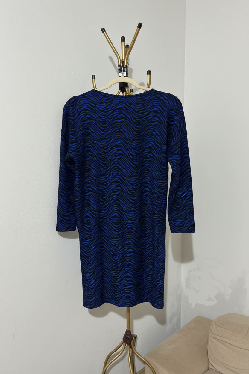 Vestido Azul Royal Pedrarias - Talita Kume