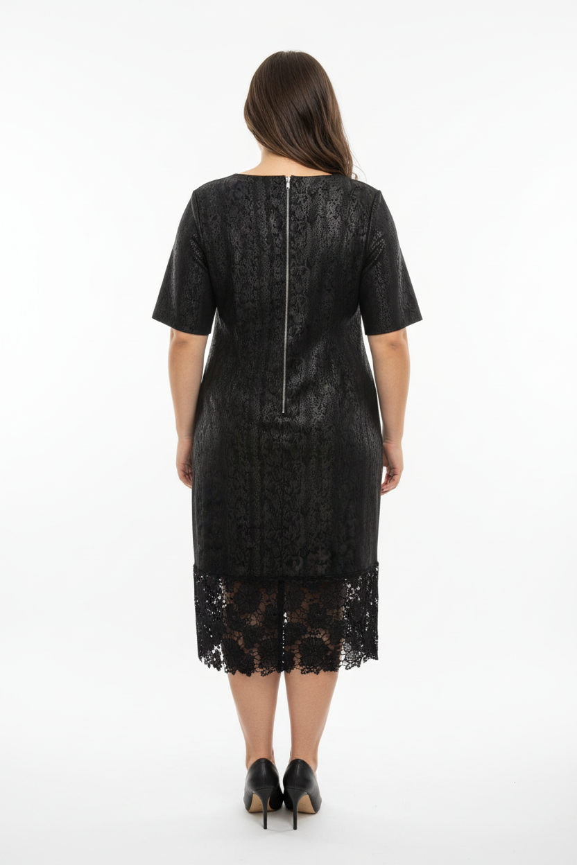 Vestido Preto Renda Viva