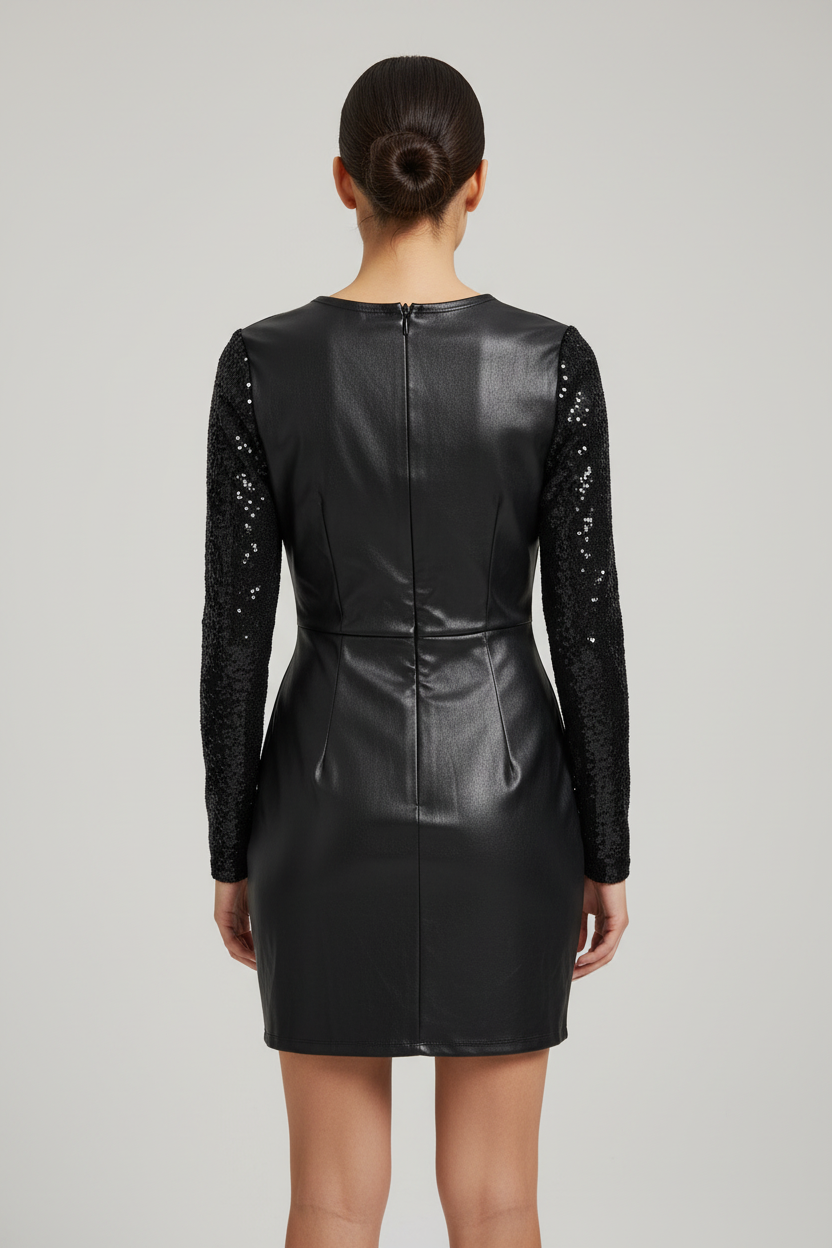 Vestido Preto Paetês