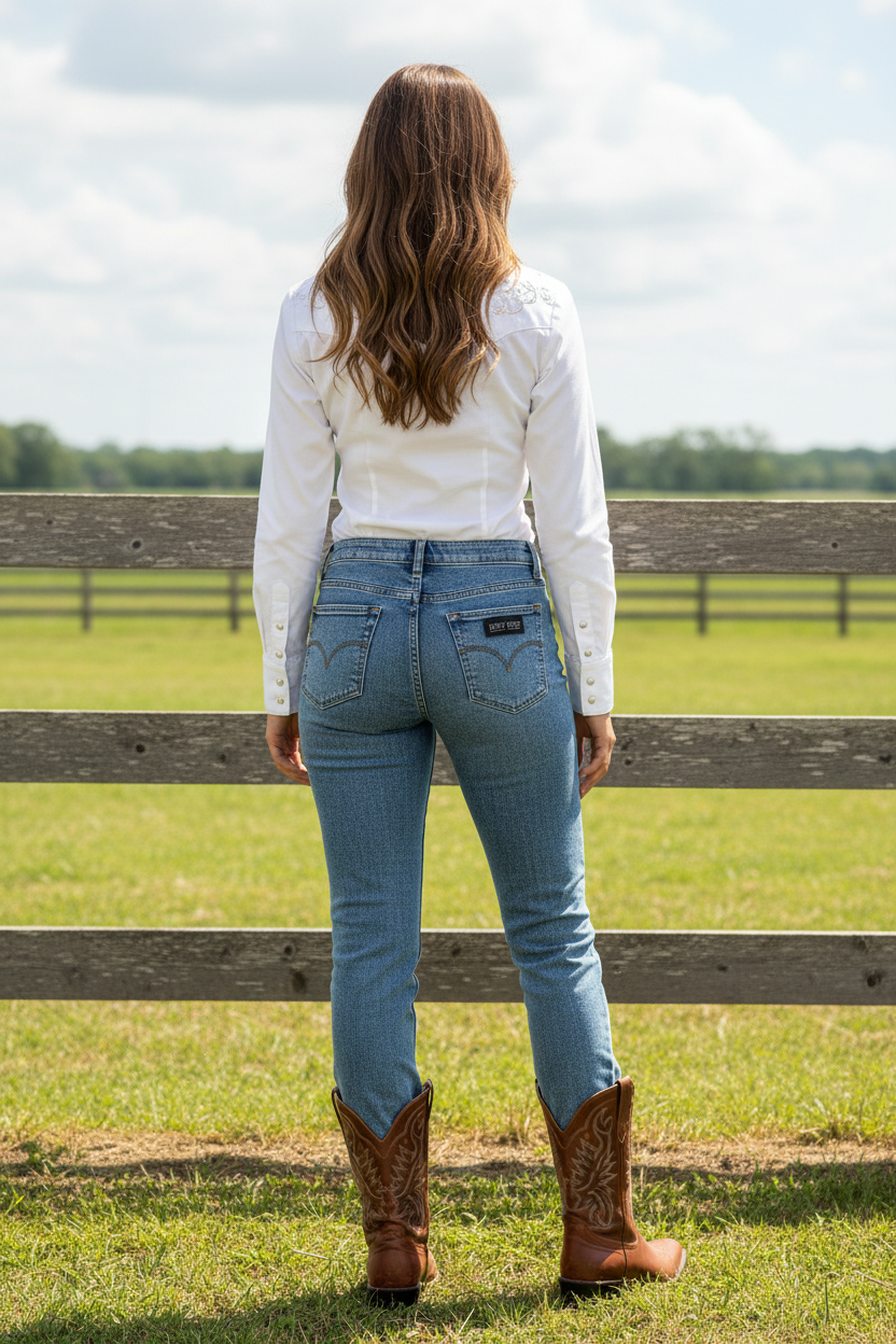 Calça Jeans Calfe Rope Boca Reta