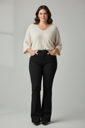 Calça Jeans Flare com Lycra Ouzzare