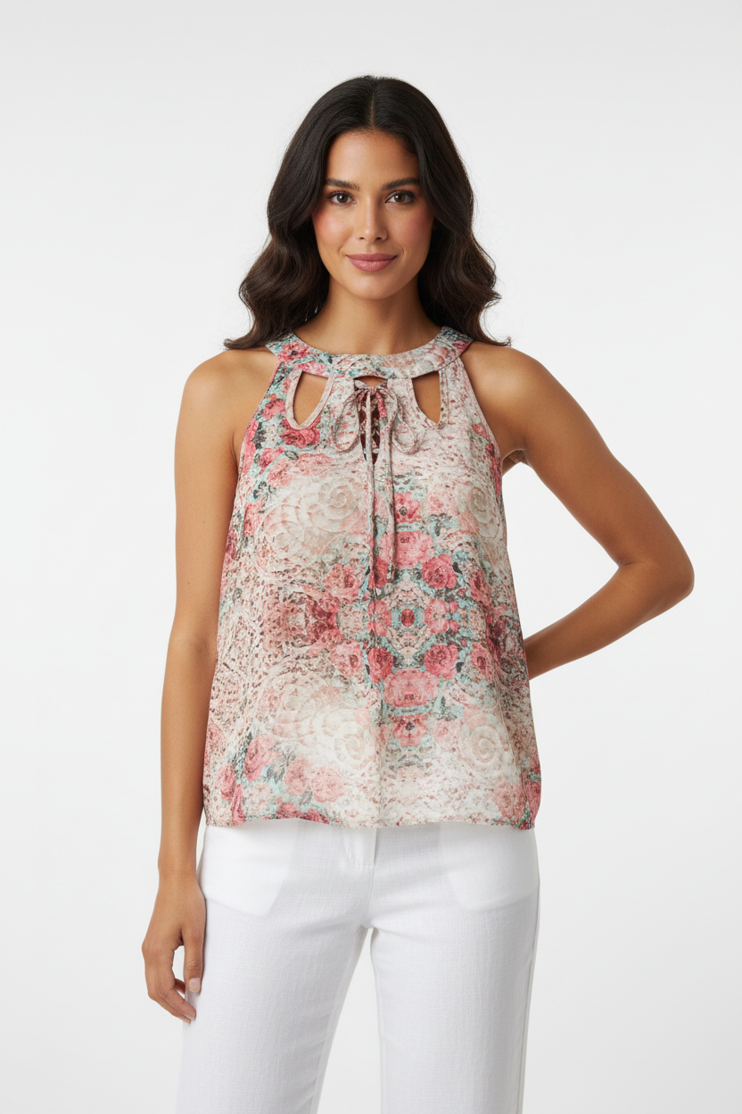 Blusa BALLI Floral Romântica