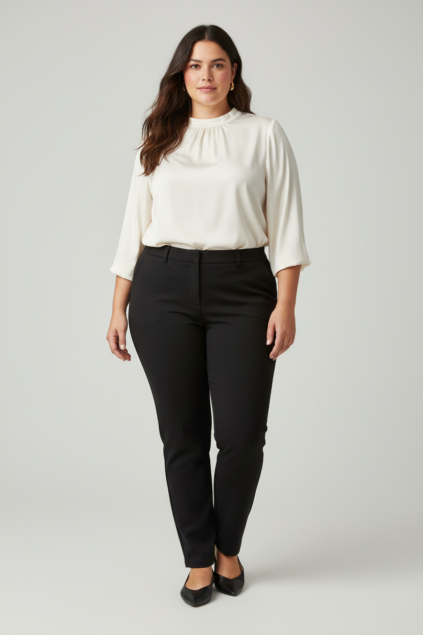Calça Preta Calvin Klein Alfaiataria
