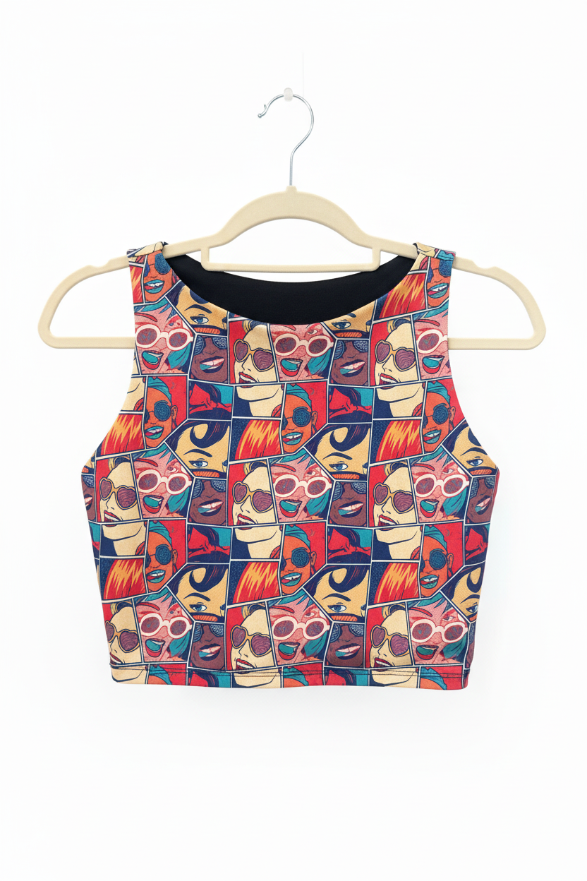 Blusa Retrô Pop Art