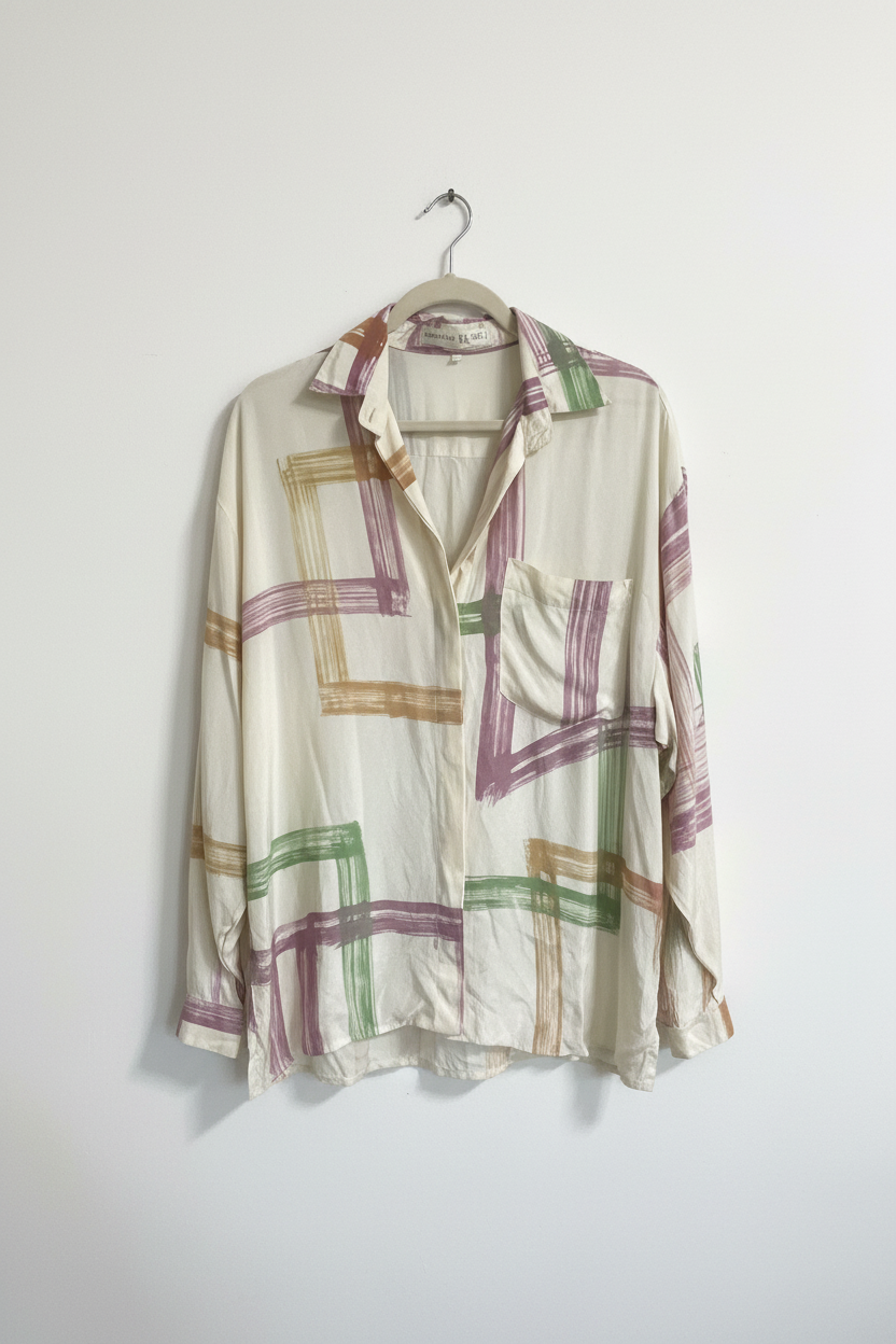 Camisa Vintage Geométrica - Sergio Liveira