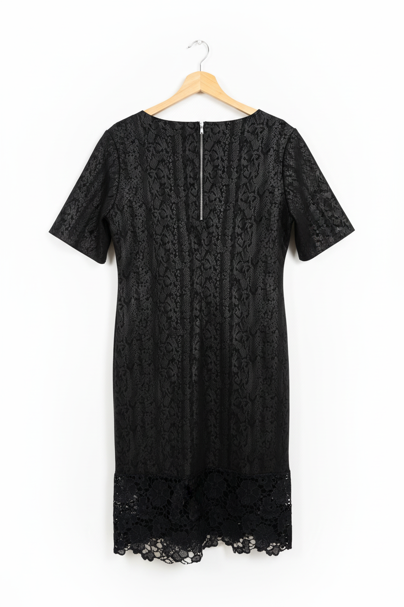 Vestido Preto Renda Viva