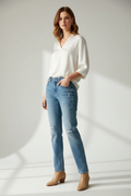 Calça Jeans Destroyed Azul Alove And Beyond - Nova com Etiqueta