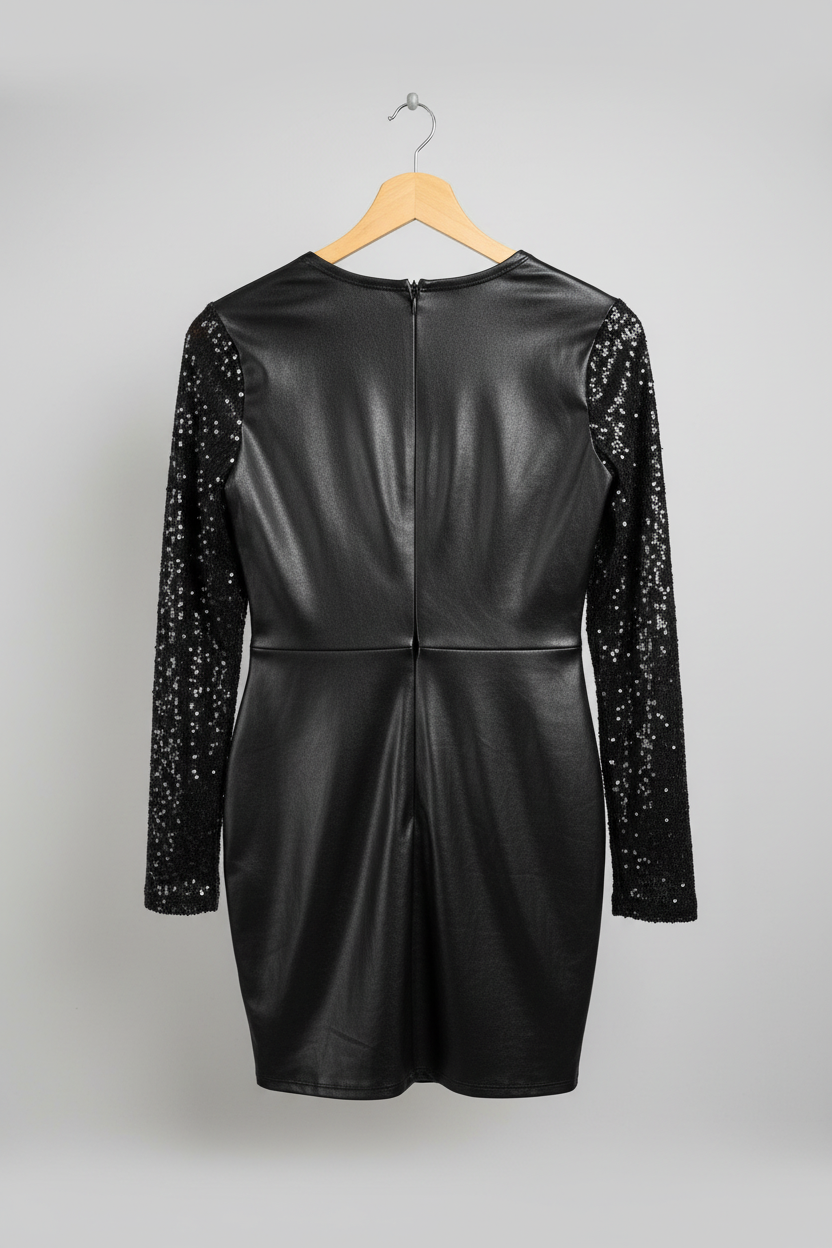 Vestido Preto Paetês