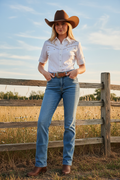 Calça Jeans Calfe Rope Boca Reta