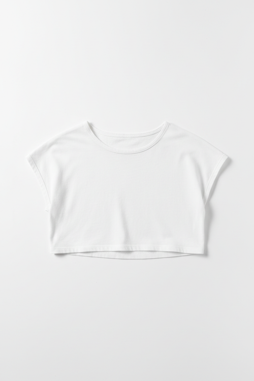 Cropped Branco Básico