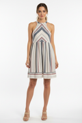 Vestido Listrado linho